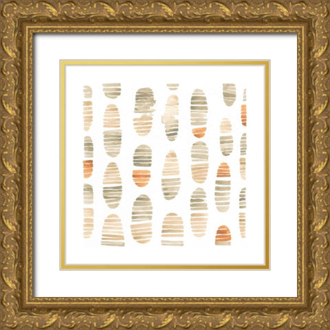 Mombasa Memories VI Gold Ornate Wood Framed Art Print with Double Matting by Vess, June Erica