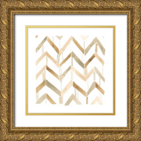Mombasa Memories VII Gold Ornate Wood Framed Art Print with Double Matting by Vess, June Erica