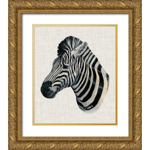 Savanna Impressions I Gold Ornate Wood Framed Art Print with Double Matting by McCavitt, Naomi