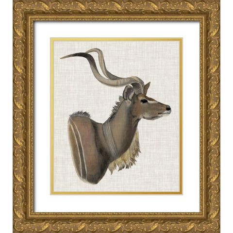 Savanna Impressions IV Gold Ornate Wood Framed Art Print with Double Matting by McCavitt, Naomi