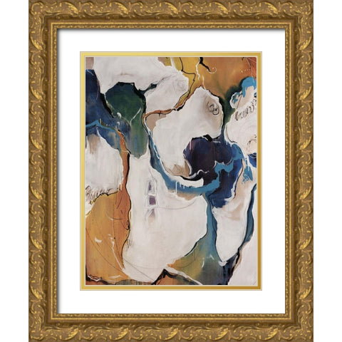 Boardwalk Gold Ornate Wood Framed Art Print with Double Matting by Edmunds, Sydney