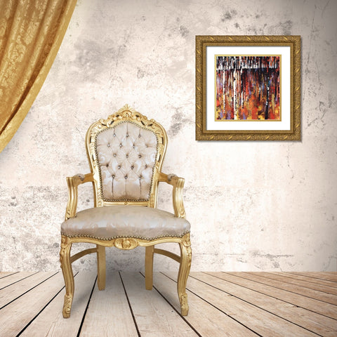 Into The Woods Again Gold Ornate Wood Framed Art Print with Double Matting by Edmunds, Sydney