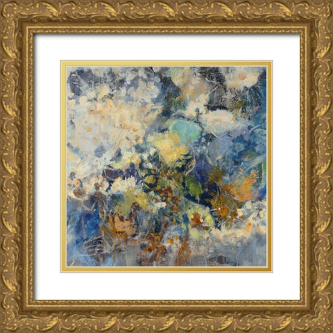 Russian Floral Gold Ornate Wood Framed Art Print with Double Matting by Maas, Jodi