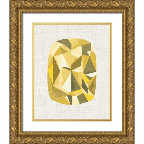 Bijou I Gold Ornate Wood Framed Art Print with Double Matting by Zarris, Chariklia