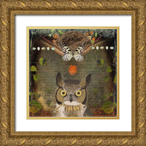 Collected Autumn VI Gold Ornate Wood Framed Art Print with Double Matting by Lloyd, Sandy