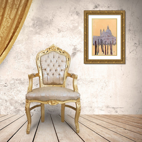 Venice Watercolors VIII Gold Ornate Wood Framed Art Print with Double Matting by Dixon, Samuel