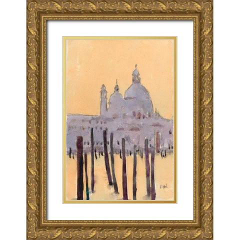 Venice Watercolors VIII Gold Ornate Wood Framed Art Print with Double Matting by Dixon, Samuel