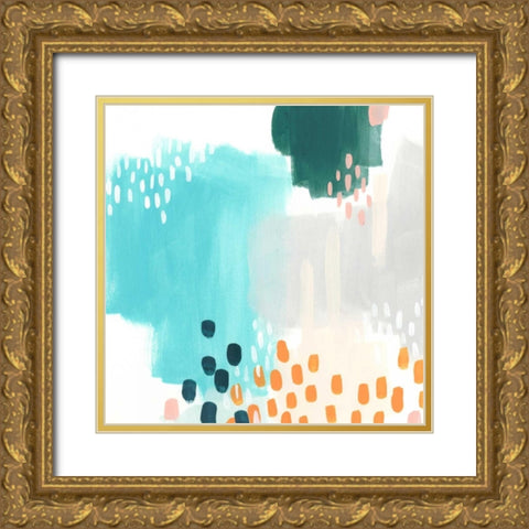 Precept VI Gold Ornate Wood Framed Art Print with Double Matting by Vess, June Erica