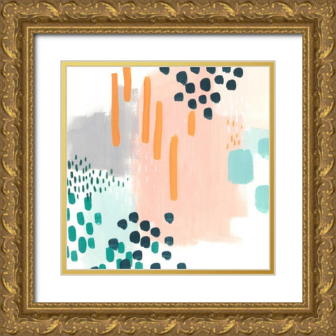 Precept VII Gold Ornate Wood Framed Art Print with Double Matting by Vess, June Erica