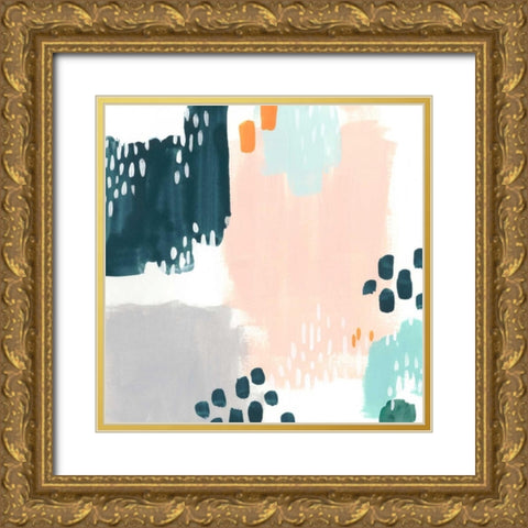 Precept IX Gold Ornate Wood Framed Art Print with Double Matting by Vess, June Erica