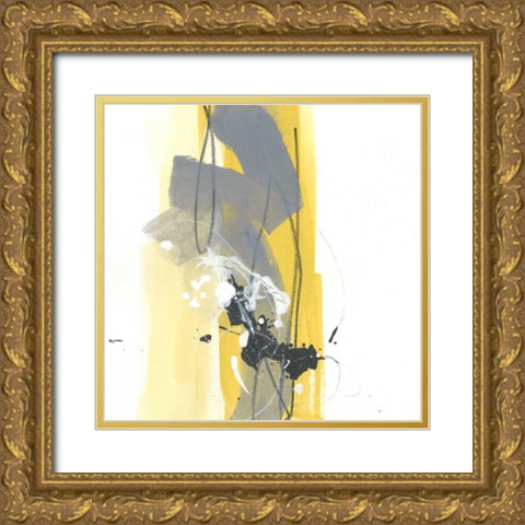 Catch Phrase I Gold Ornate Wood Framed Art Print with Double Matting by Vess, June Erica