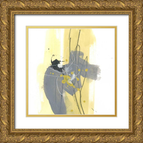 Catch Phrase IV Gold Ornate Wood Framed Art Print with Double Matting by Vess, June Erica
