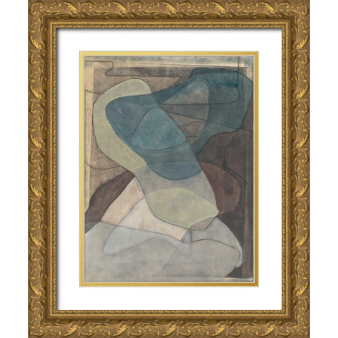 Those Dancing Shoes Gold Ornate Wood Framed Art Print with Double Matting by Delamater, Rob