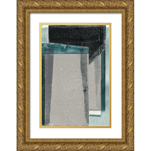 The City Gates II Gold Ornate Wood Framed Art Print with Double Matting by Delamater, Rob