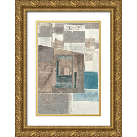 Omnibus Gold Ornate Wood Framed Art Print with Double Matting by Delamater, Rob