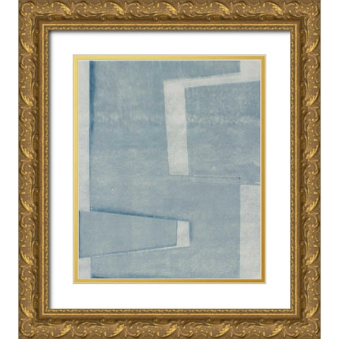 Ship Shape IV Gold Ornate Wood Framed Art Print with Double Matting by Delamater, Rob