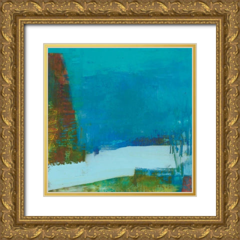 Hey Day I Gold Ornate Wood Framed Art Print with Double Matting by Jachimiec, Sue