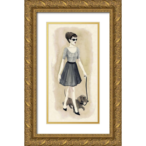 The Best Accessory II Gold Ornate Wood Framed Art Print with Double Matting by Popp, Grace