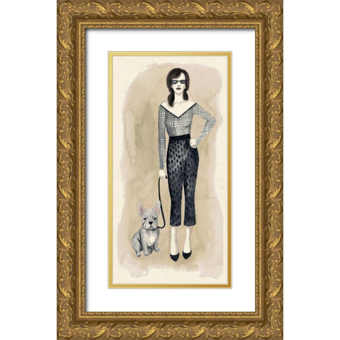 The Best Accessory III Gold Ornate Wood Framed Art Print with Double Matting by Popp, Grace