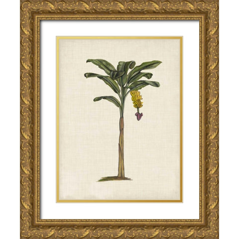 British Palms III Gold Ornate Wood Framed Art Print with Double Matting by McCavitt, Naomi