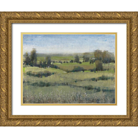 Morning Horizon II Gold Ornate Wood Framed Art Print with Double Matting by OToole, Tim