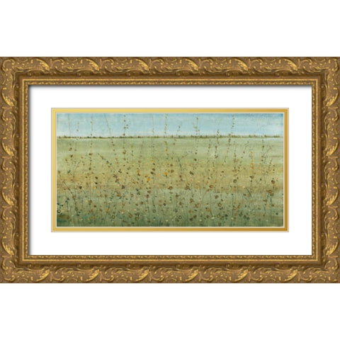 Edge of the Field I Gold Ornate Wood Framed Art Print with Double Matting by OToole, Tim