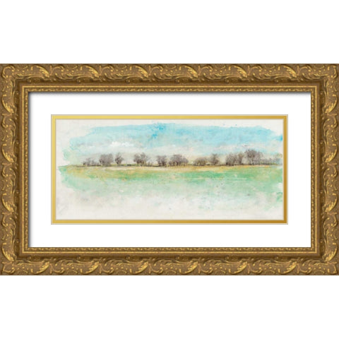 Treeline Impressions I Gold Ornate Wood Framed Art Print with Double Matting by OToole, Tim