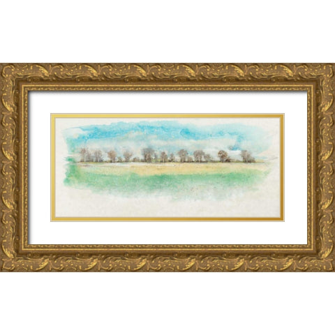 Treeline Impressions II Gold Ornate Wood Framed Art Print with Double Matting by OToole, Tim