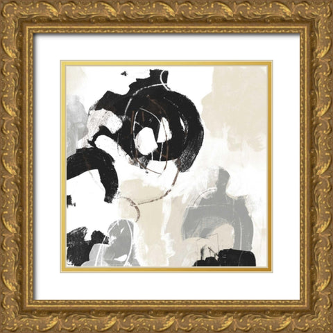 Missive III Gold Ornate Wood Framed Art Print with Double Matting by Vess, June Erica