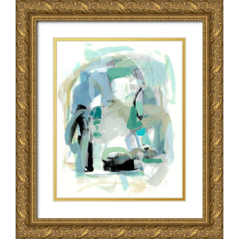 Sweet Spring III Gold Ornate Wood Framed Art Print with Double Matting by Long, Christina