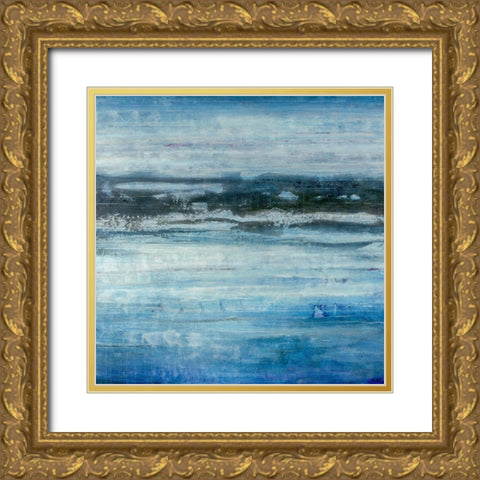 Aquatic Life Gold Ornate Wood Framed Art Print with Double Matting by Schicker, Joshua