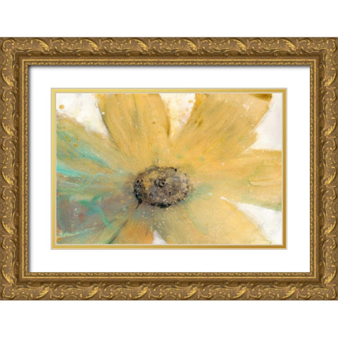 Floral Spirit II Gold Ornate Wood Framed Art Print with Double Matting by OToole, Tim