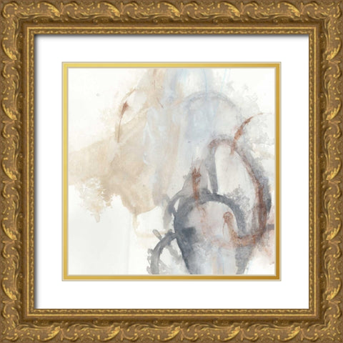 Supposition I Gold Ornate Wood Framed Art Print with Double Matting by Vess, June Erica