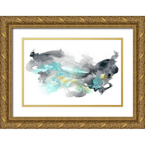 Lunar Veil I Gold Ornate Wood Framed Art Print with Double Matting by Vess, June Erica