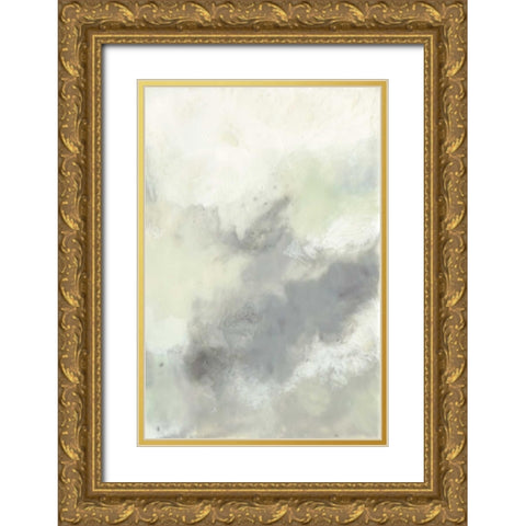 Cloud Impressions II Gold Ornate Wood Framed Art Print with Double Matting by Goldberger, Jennifer