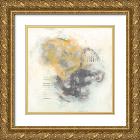 Reticulate II Gold Ornate Wood Framed Art Print with Double Matting by Goldberger, Jennifer