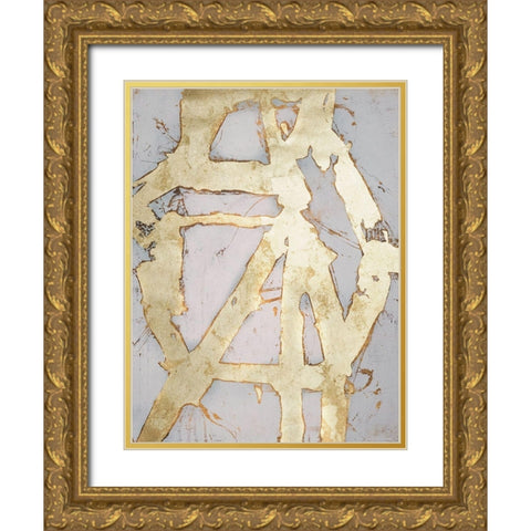 Ace of Spades in Gold I Gold Ornate Wood Framed Art Print with Double Matting by Ashley, Erin