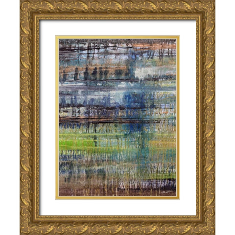 Rushes I Gold Ornate Wood Framed Art Print with Double Matting by Butler, John