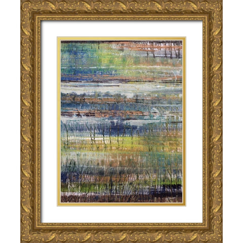 Rushes II Gold Ornate Wood Framed Art Print with Double Matting by Butler, John