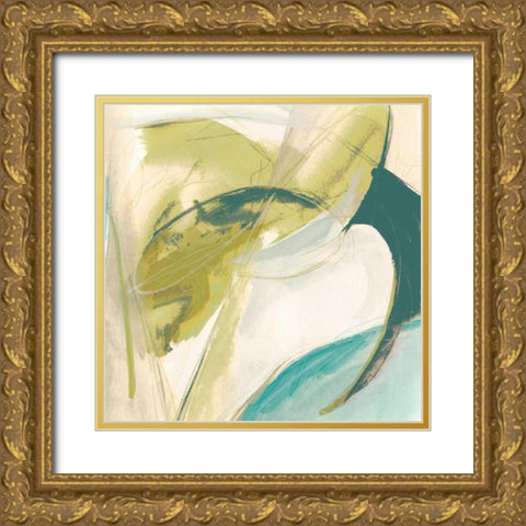 Vertigo Note II Gold Ornate Wood Framed Art Print with Double Matting by Vess, June Erica