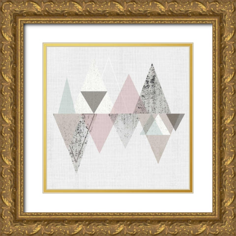 Amuse II Gold Ornate Wood Framed Art Print with Double Matting by Fagalde, Jarman