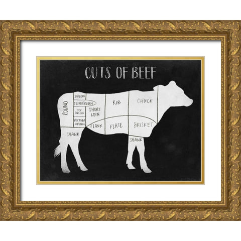 Farm to Table I Gold Ornate Wood Framed Art Print with Double Matting by Popp, Grace