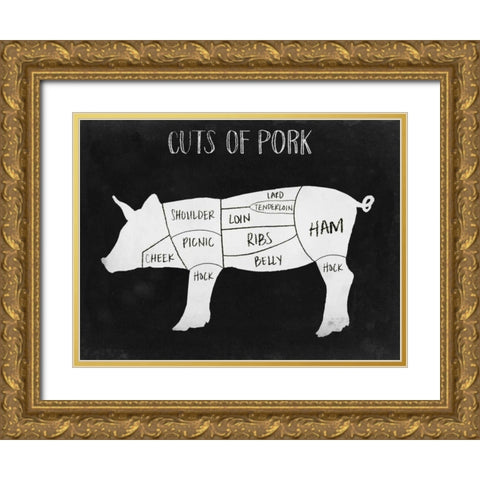 Farm to Table II Gold Ornate Wood Framed Art Print with Double Matting by Popp, Grace