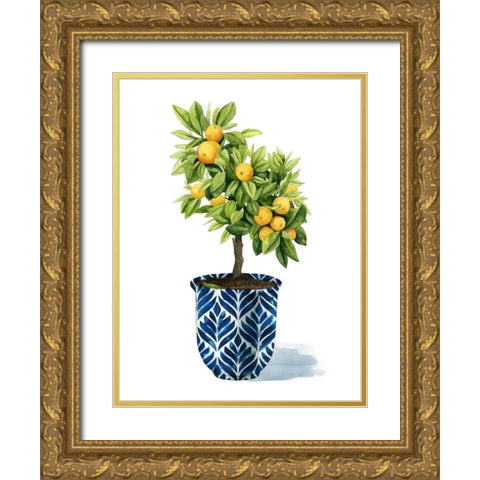 Fruit Tree I Gold Ornate Wood Framed Art Print with Double Matting by Popp, Grace
