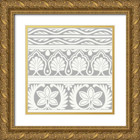 Ornamental Detail II Gold Ornate Wood Framed Art Print with Double Matting by Vision Studio