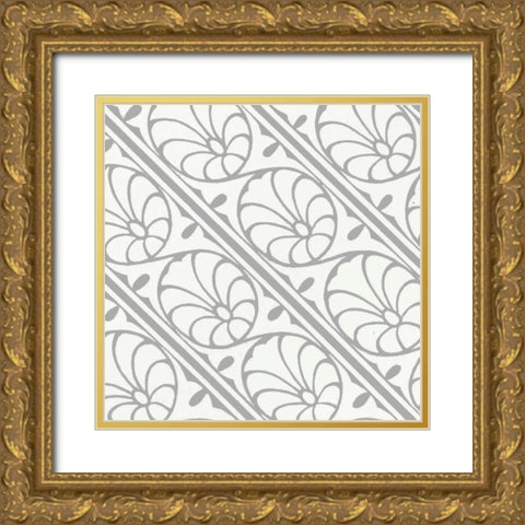 Ornamental Detail III Gold Ornate Wood Framed Art Print with Double Matting by Vision Studio