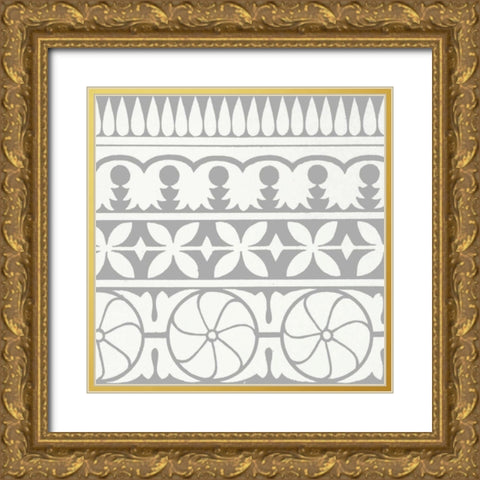 Ornamental Detail IV Gold Ornate Wood Framed Art Print with Double Matting by Vision Studio