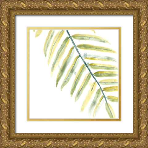 Verdant Impressions III Gold Ornate Wood Framed Art Print with Double Matting by Vess, June Erica