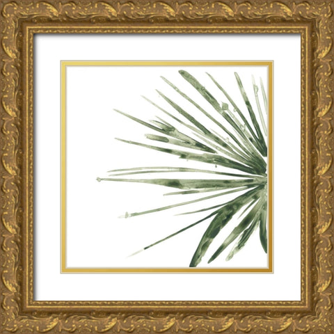 Verdant Impressions IV Gold Ornate Wood Framed Art Print with Double Matting by Vess, June Erica