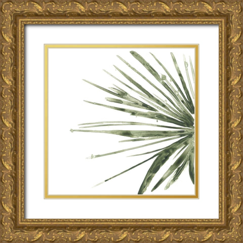Verdant Impressions IV Gold Ornate Wood Framed Art Print with Double Matting by Vess, June Erica